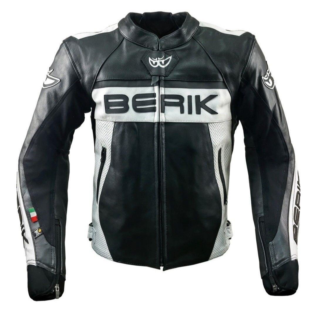 レザージャケット BERIK ベリック 牛革 BLACK 58 サイズ 3XL相当 レザージャケット BERIK ベリック 牛革 BLACK 58 サイズ 3XL相当