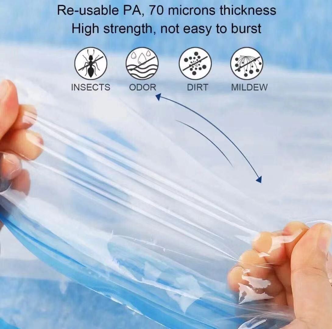  vacuum bag 4 sheets set futon vacuum bag vacuum cleaner correspondence blanket clothes double futon storage mites measures 