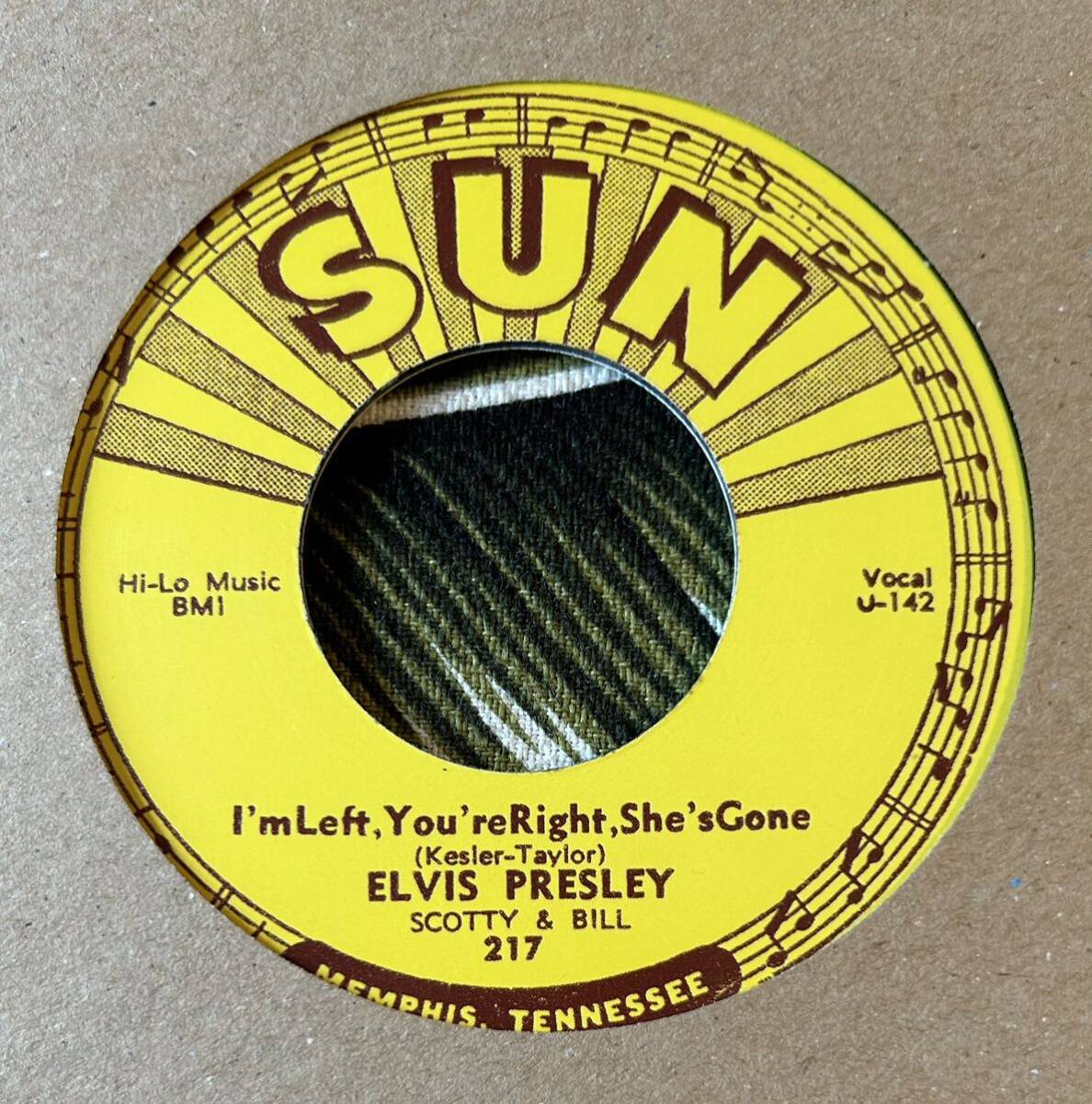 Elvis Presley 7inch Baby Let’s Play House .. Sun Records ロカビリー _画像2