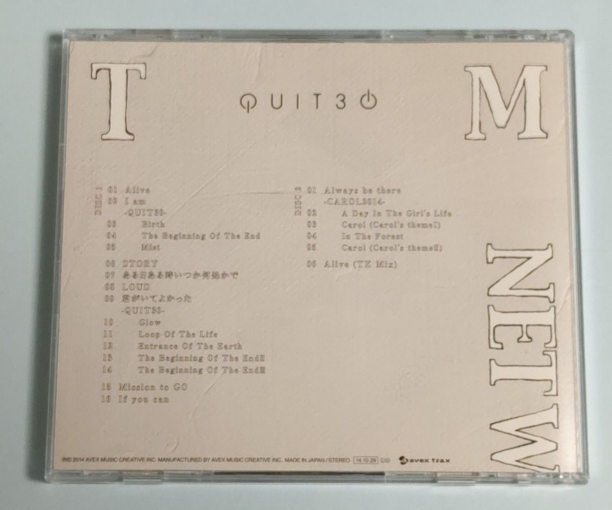 TM NETWORK (2CD) : QUIT30 / CAROL 2014