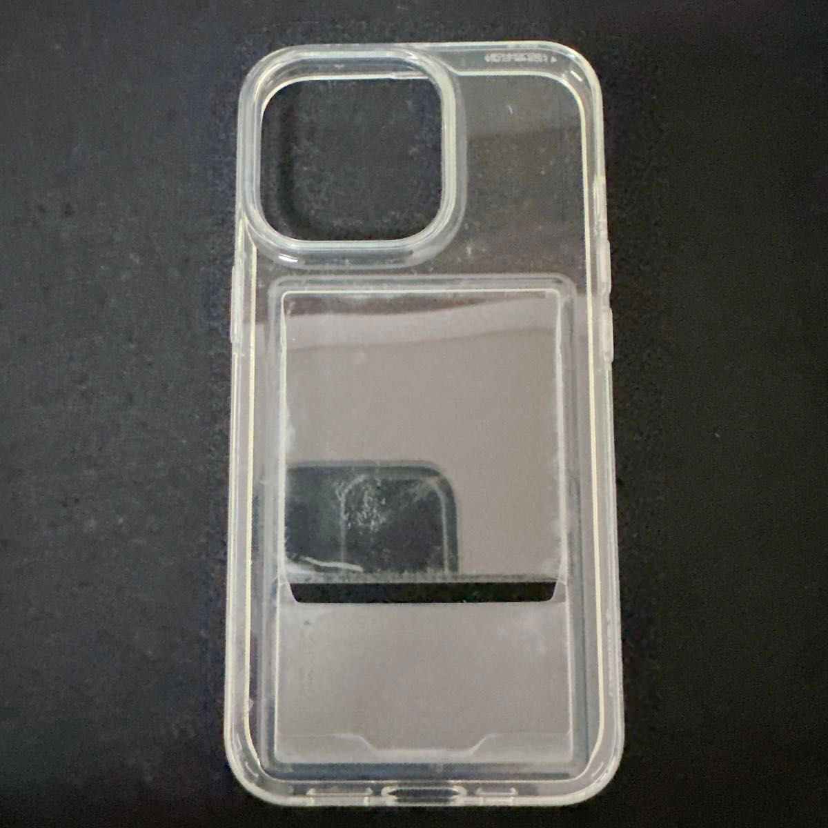 Spigen iPhone13Proケース カード  1枚入り TPU クリア 手帳型 収納ケース 米軍MIL規格取得