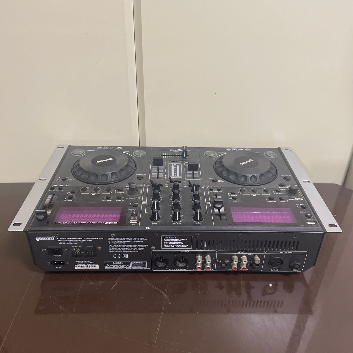  выход звука OK gemini Jemini CDMP-6000 Professional CD MP3/USB Player DJ оборудование DJ миксер смешивание консоль 