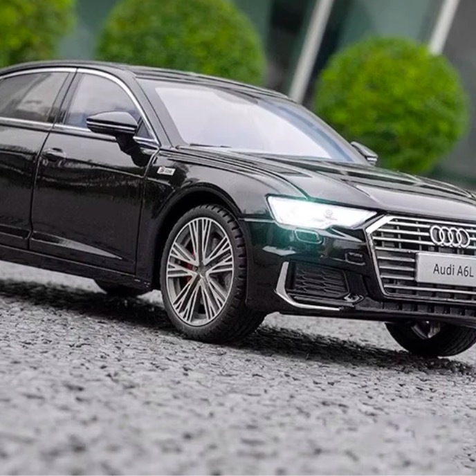 カーフィギュア 1:18 アウディ A6 リムジン 合金 モデルカー おもちゃ ダイキャスト プルバックカー おもちゃ 子供用 乗り物_画像3