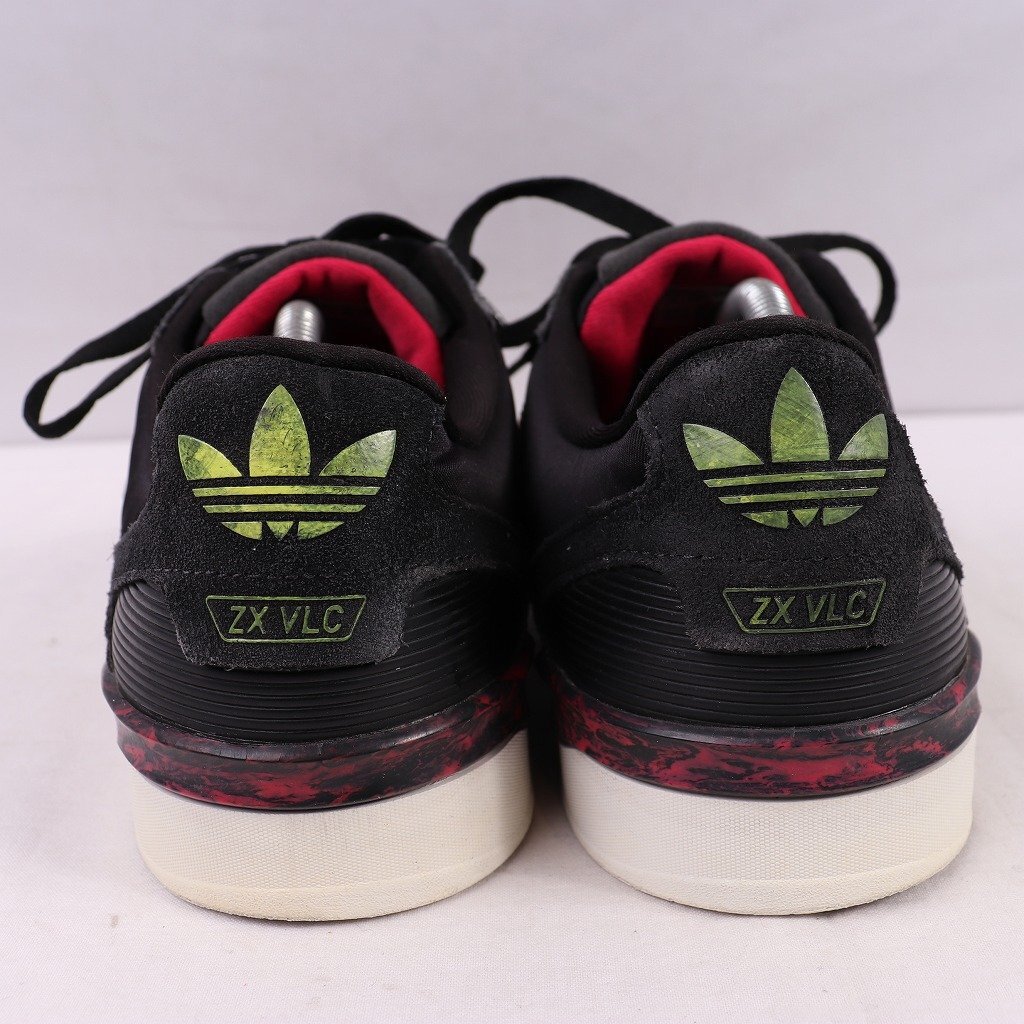 ZX VULC 28.0cm/adidas ZX VLC トレーナー アディダス スニーカー 黒 ブラック 白 イエロー ピンク 中古 古着 メンズ ad5099_画像2