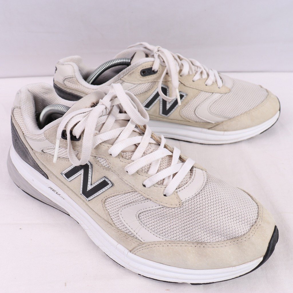 880 ニューバランス 29.0cm/new balance ライトグレー 白 黒 中古 古着 スニーカー メンズ yy9025_画像7