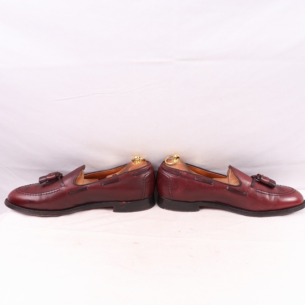  Alden Brooks Brothers 10 1/2 D балка gun tiBrooks Brothers кисточка Loafer ALDEN кожа обувь мужской б/у ds4439