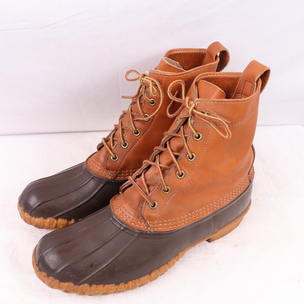 円高還元 M/ 10 US ビーンブーツ 位 80's 28.0cm bb975 中古 ガムシュー メンズ ヴィンテージ L.L.Bean LLビーン アメリカ製 USA製 位 80年代 位 男性用