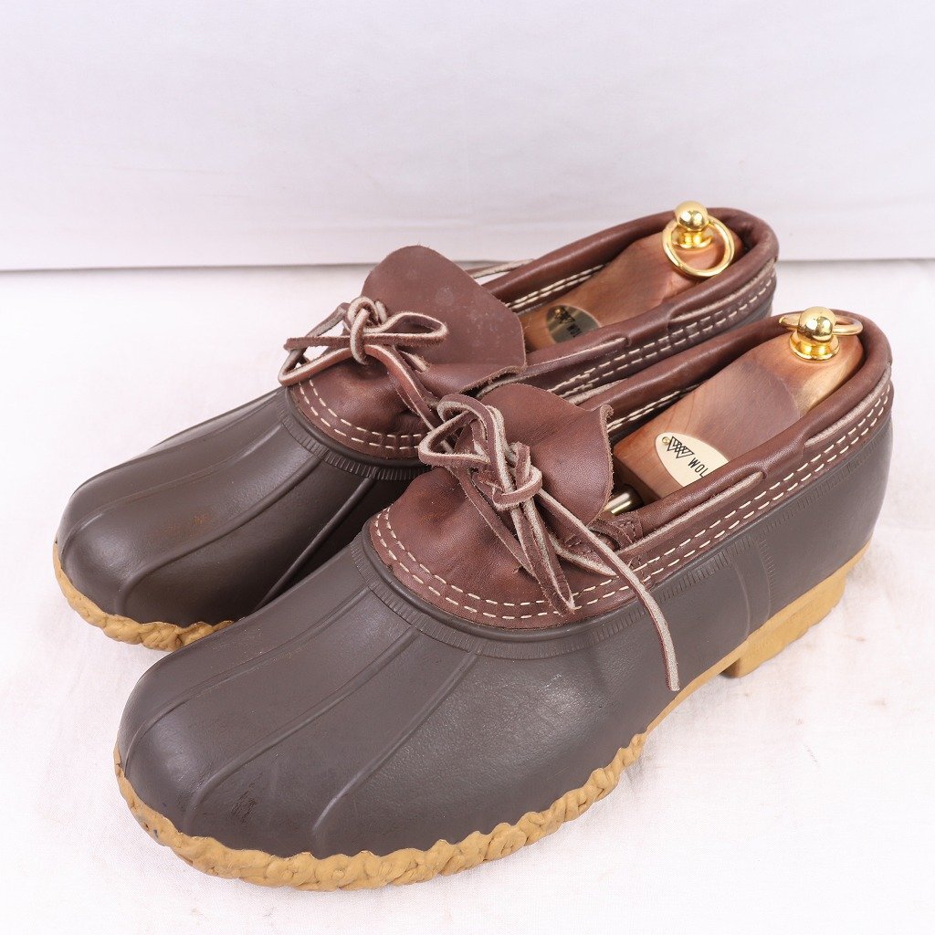 お歳暮 人気 オシャレ / 9 US ビーンブーツ USA製 27.0cm bb968 中古 メンズ ハンティング L.L.Bean LLビーン アメリカ製 ダークブラウン 位 男性用