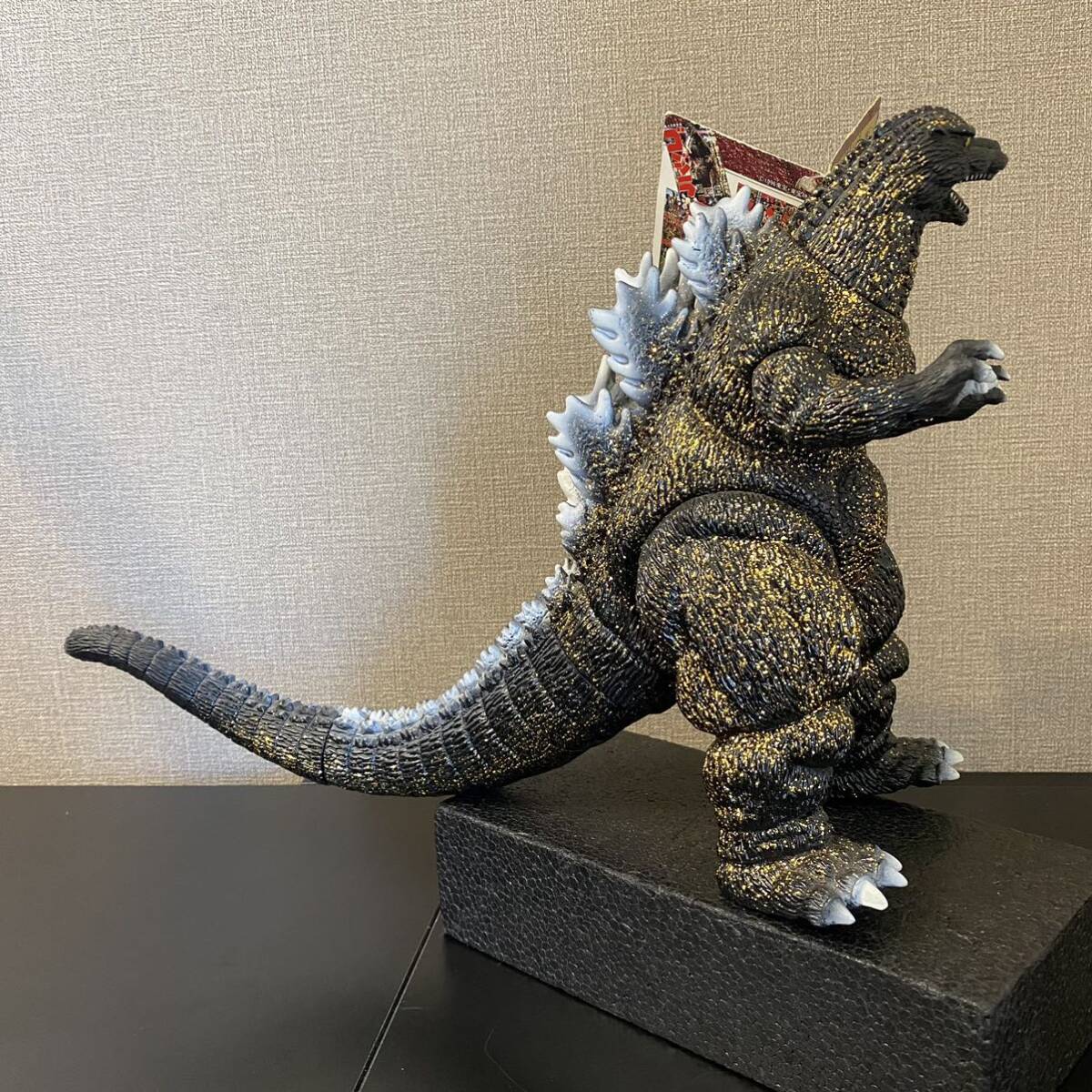 【東映】BANDAI ゴジラ（世紀末覇王）ゴジラ特別版 当時物 劇場限定 バンダイ GODZILLA FOREVER 1996 GOLD 新品 タグ付き 未使用 A393の画像4