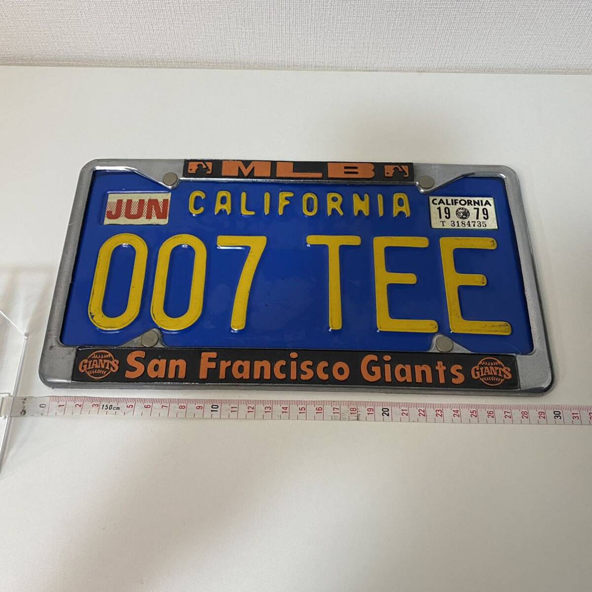  abroad direct import San Francisco Giants number plate blue 1979 year America Ame car equipment ornament blue interior decoration display miscellaneous goods A52