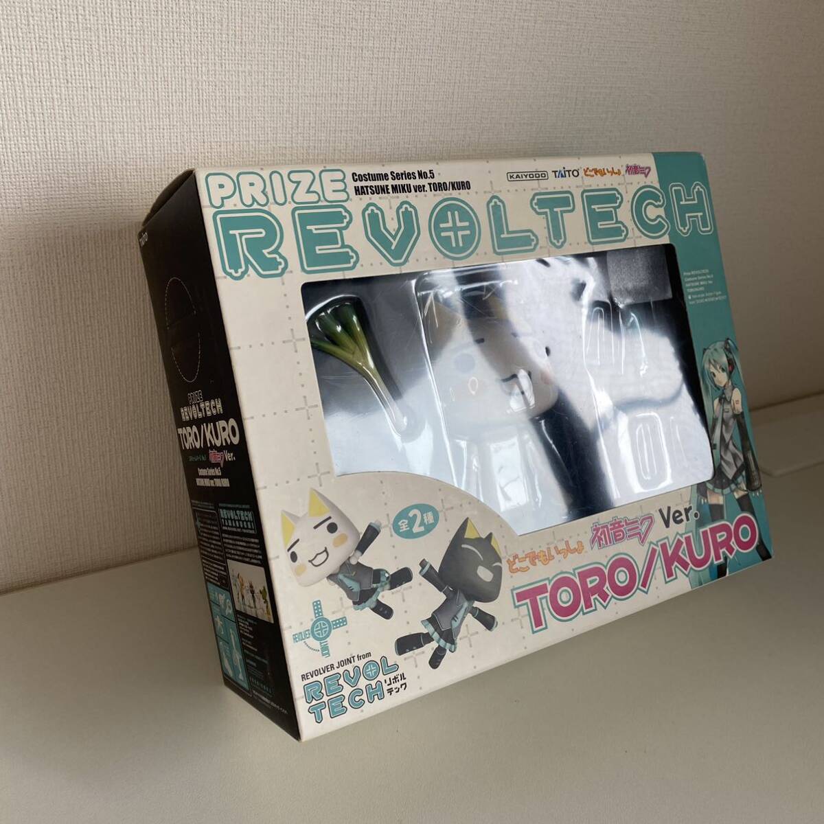 【未開封】新品 PRIZE REVOLTECH どこでもいっしょ 初音ミク Ver. TORO/KURO トロ フィギュア KAIYODO A77_画像2