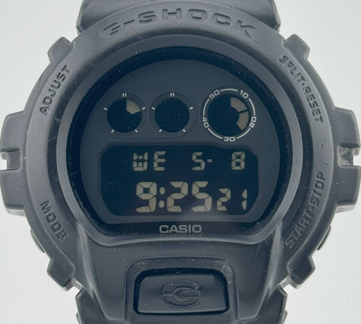 「カシオ　1円～」　「CASIO」　DW-6900BB　ジーショック　ブラック　デジタル　腕時計　クォーツ　稼働　メンズ　L8887_画像2