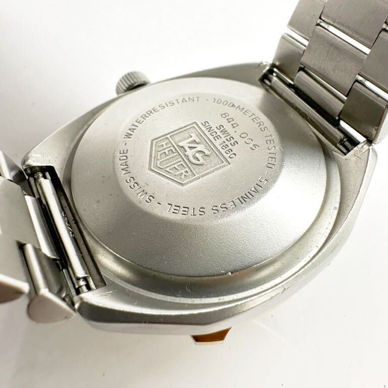 【タグホイヤー1円〜】Tag Heuer 844.006 スーパー プロフェッショナル ゴールドプレート 腕時計 メンズ AT 稼動品 中古 84C89A_画像4