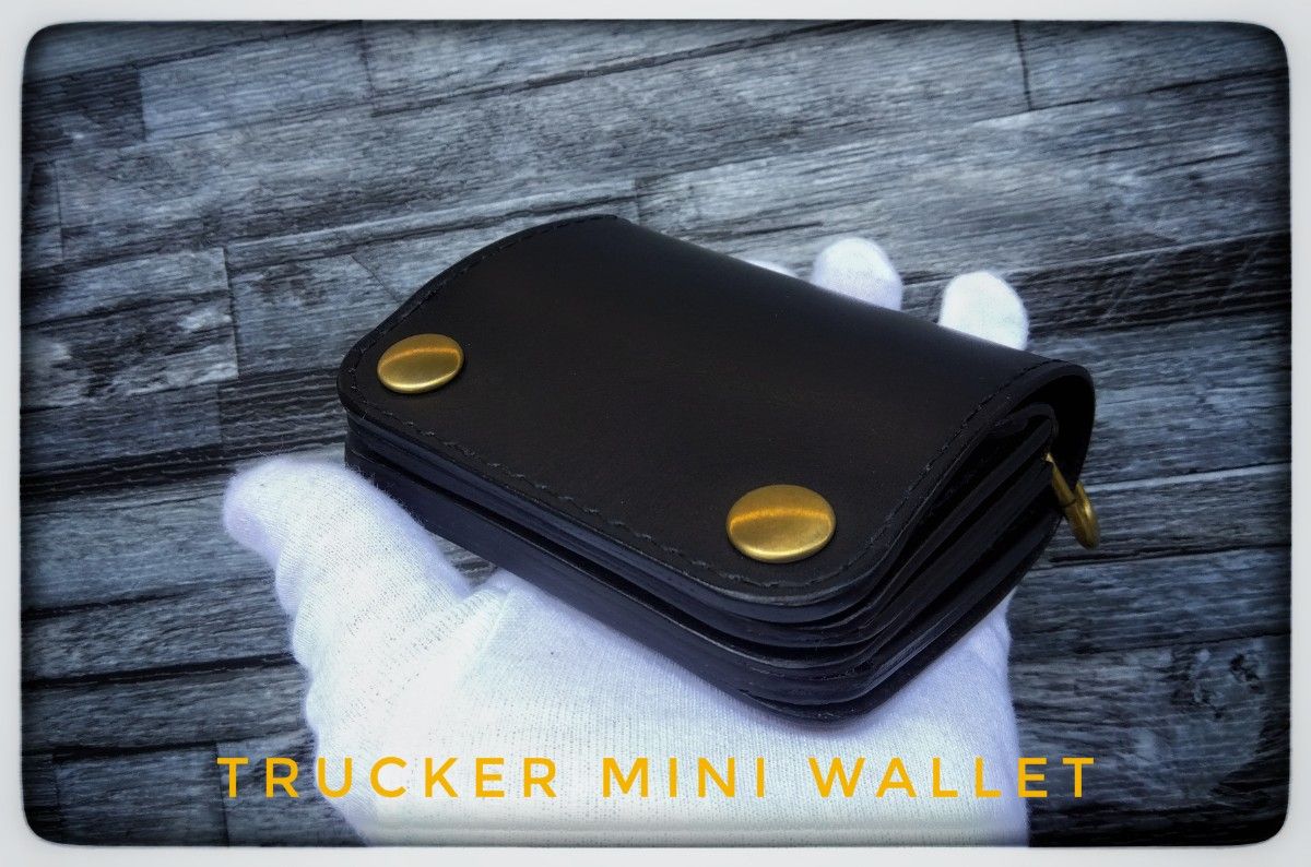 限定品 トラッカーウォレット ミニ お札を折らない グレージング 限定品 トラッカーウォレット ミニ お札を折らない グレージング