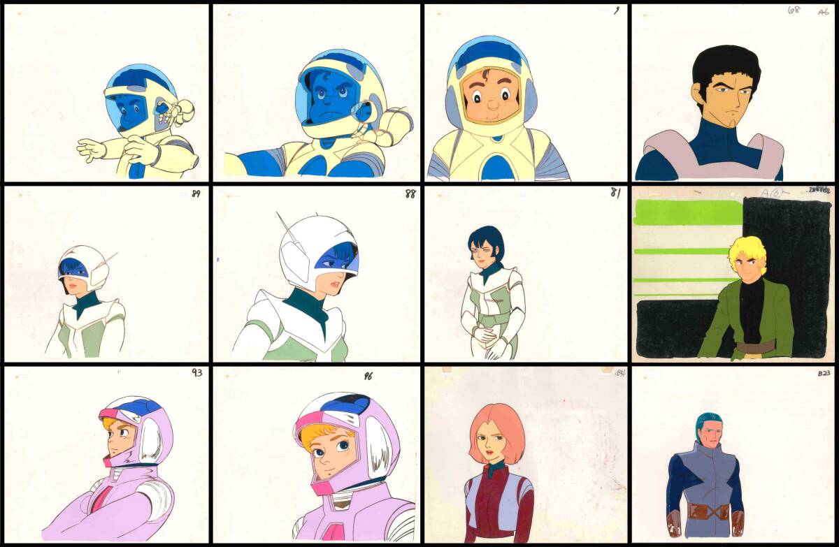  Space Runaway Ideon cell picture 12 pieces set 