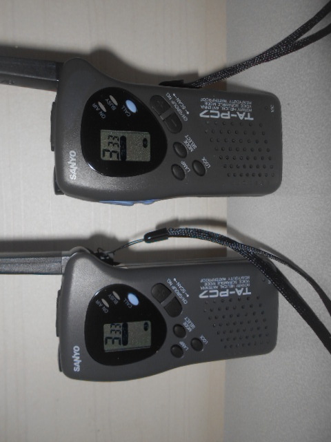  special small electric power transceiver TA-PC7,9CH, 2 pcs. set!