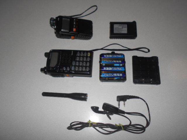 YAESU 430MH obi,FT-41, single three battery case, manual attaching, other 1 pcs 