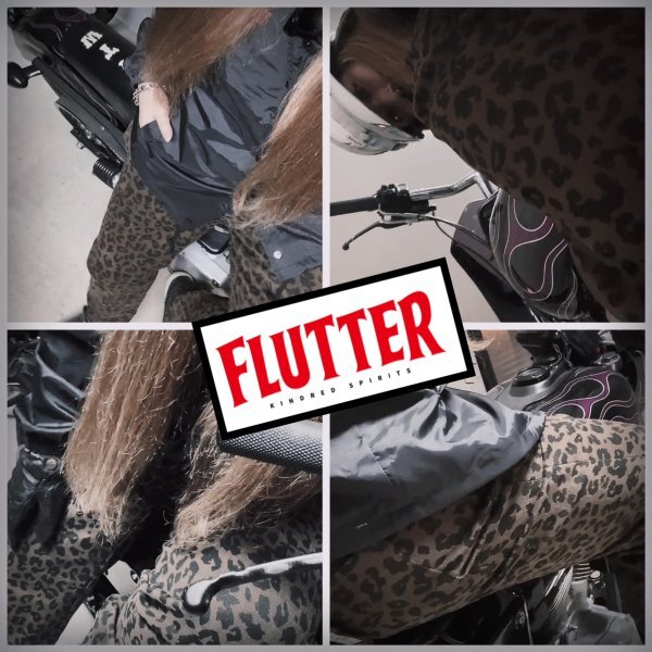 送料0 【 FLUTTER 】フラッター The Holiday -Comfy fit- Leopard Twill Easy Pants / BROWN-L [flutter-leo] ヘビーツイルイージーパンツ_着用イメージ