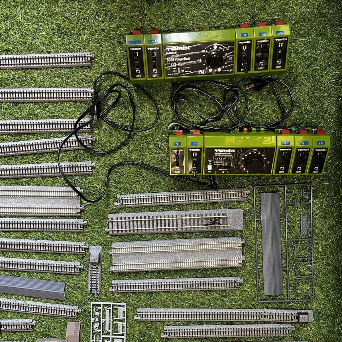  new goods unused contains KATO TOMIX N gauge rail car cease roadbed direct line roadbed station model DX power unit Point switch etc. large amount summarize set 