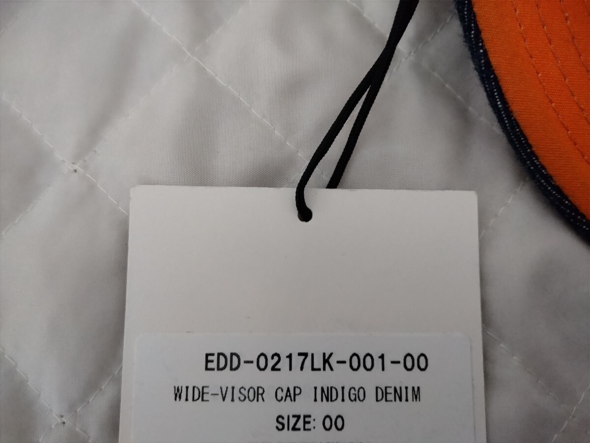 廃盤 日本製 国内正規品 新品 中古 EVISU インディゴ カモメ デニムキャップ 2点セット YAMANE エヴィス 赤耳 エビス EVISの画像5