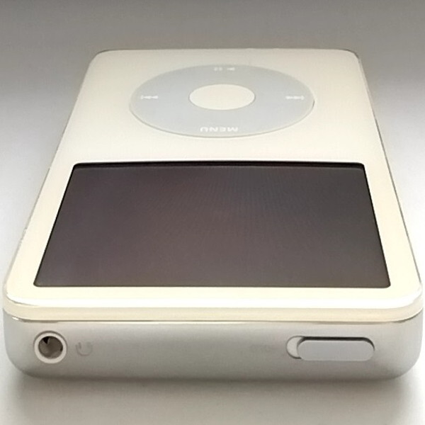 第5世代 iPod classic 60GB →240GB mSATA SSD 新品1950mAh大型バッテリー 長時間再生 MA003J ホワイト
