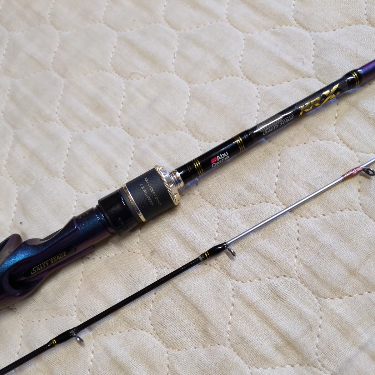 アブガルシア　abu garcia ソルティーステージ　STC-703LS80-KR 真鯛　リールセット　MAX DLC P-L　カーボン_画像6