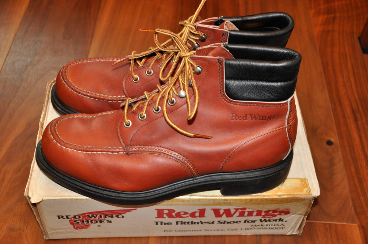 [11 D box attaching beautiful goods feather tag ] Red Wing 204 super sole red tea orola set moktu race up boots redwing