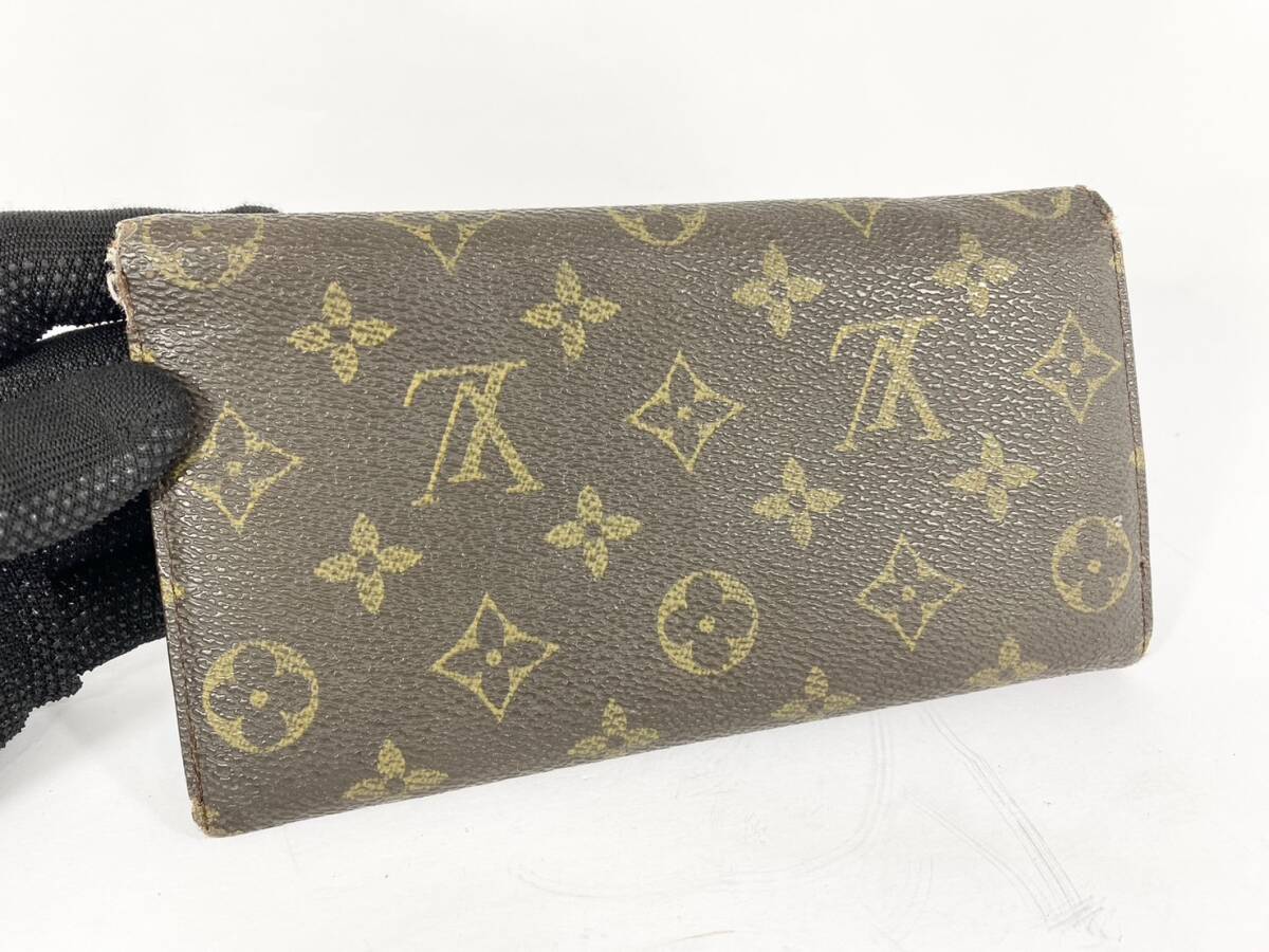 6667-1　LV　財布　モノグラム　ルイヴィトン　2つ折り財布　N63275　中古品　使用感あり_画像2