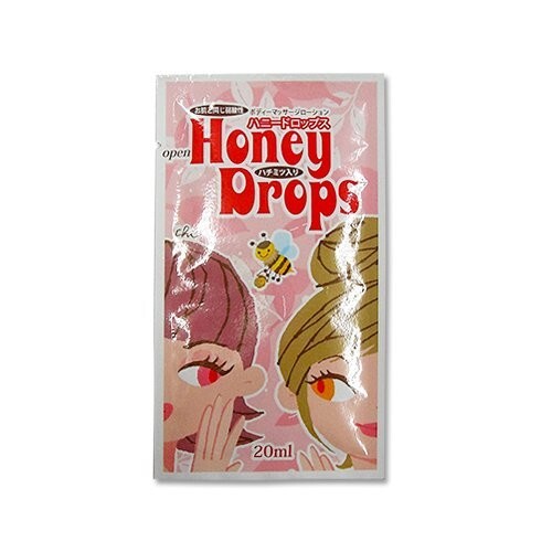 ハニードロップス honeyDrops 20ml×40枚 ボディローション パウチローション 使い切り 日本製 使い捨て 潤滑ゼリー 使い捨てパック_画像4