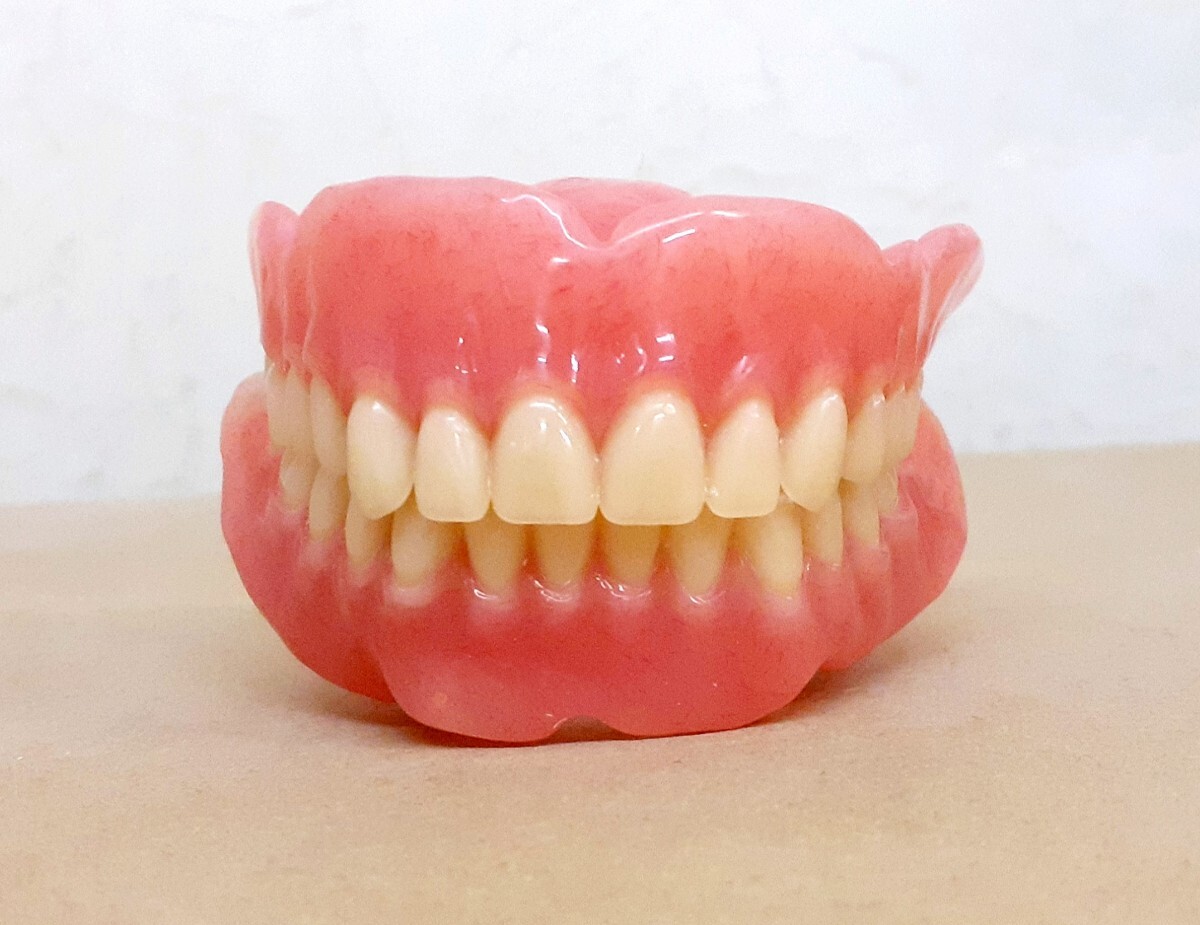 送料込み　上下総義歯　歯科 総義歯 サンプル 見本 入れ歯 フルデンチャー 歯科技工　歯科　技工_画像3