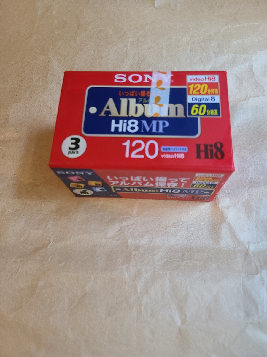 [Hi8 ME tape ]SONY( Sony ) 3P6-120HMPL MADE IN JAPAN[ new goods unopened dead stock cassette tape 