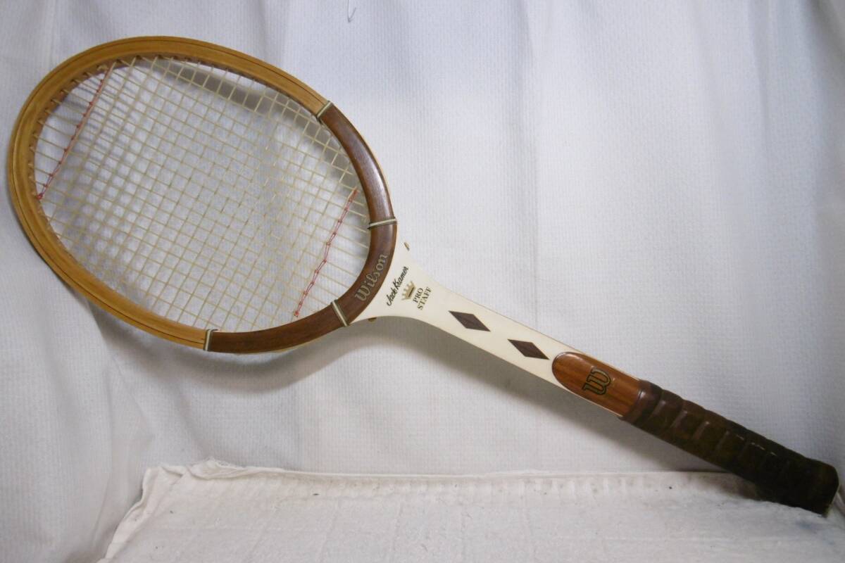 ☆Ｗｉｌｓｏｎ テニスラケット 木製フレーム Ｊａｃｋ Ｋｒａｍｅｒ ＰＲＯ ＳＴＡＦＥ ビンテージ・コレクション☆中古品の画像2