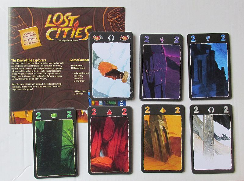 ロストシティ Lost Cities 6th Expedition Reiner Knizia ライナー・クニツィア クニツィーア カードゲーム ボードゲーム_画像3