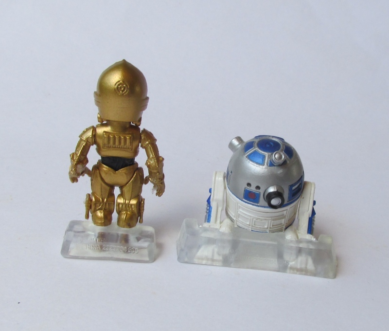 2個 STAR WARS CONVERGE スターウォーズ コンバージ R2-D2 C-3PO フィギュア フォースの覚醒_画像2