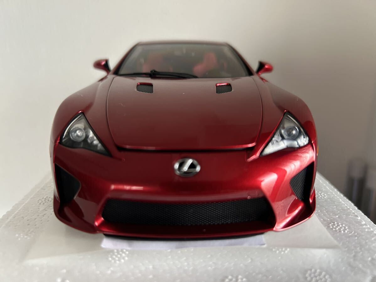 AUTOart オートアート　1/18 レクサス　LFA LEXUS パール・レッド_画像8