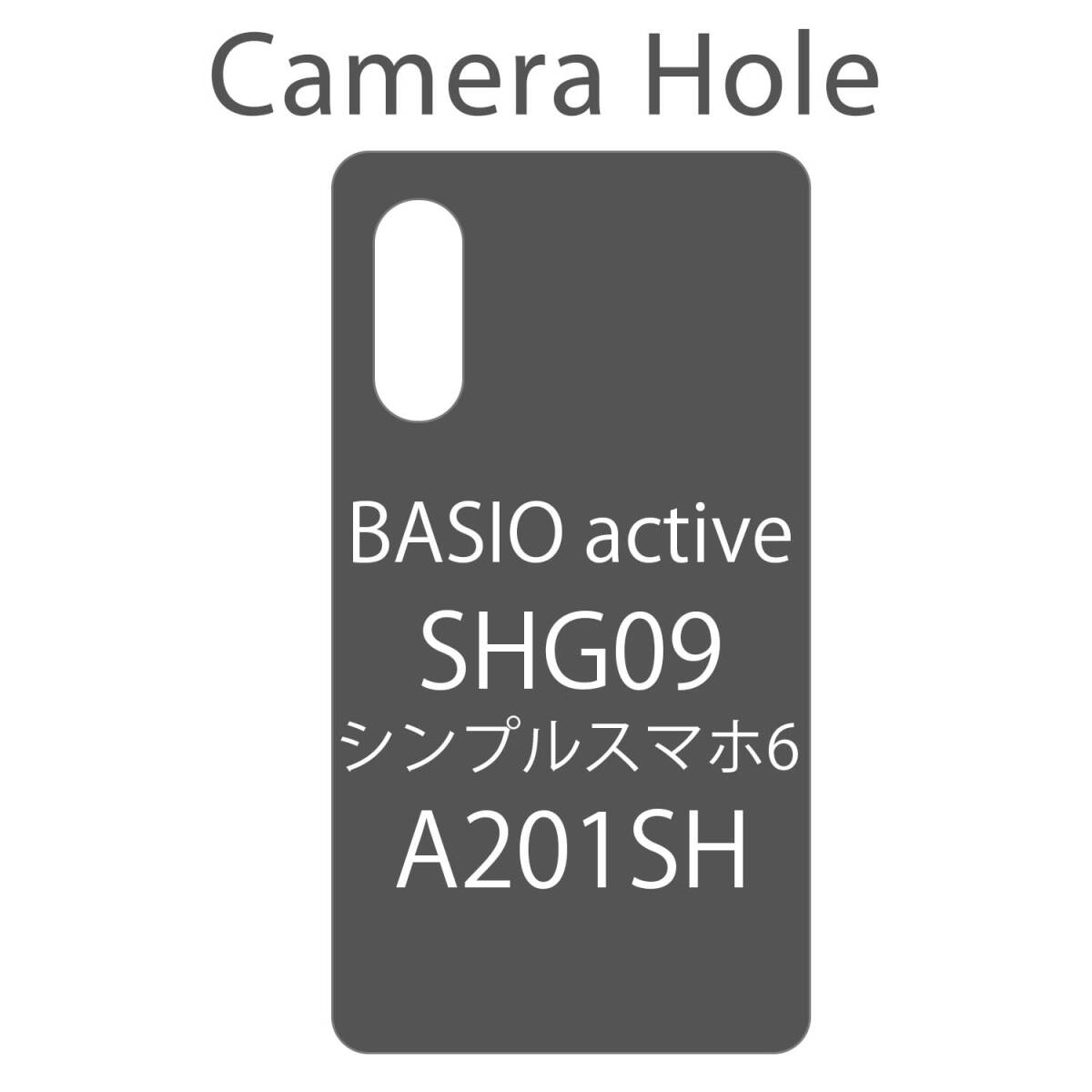 BASIOactive ケース 手帳型 ベイシオアクティブ カバー おしゃれ SHG09 A201SH シンプルスマホ6 ケース 蝶 レッド 赤 レザー 革 送料無料_画像3