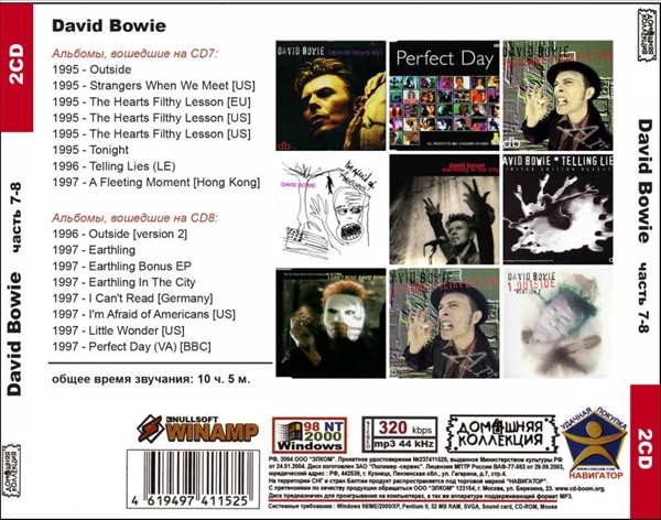 DAVID BOWIE PART4 CD7&8 大全集 MP3CD 2P〆_画像2