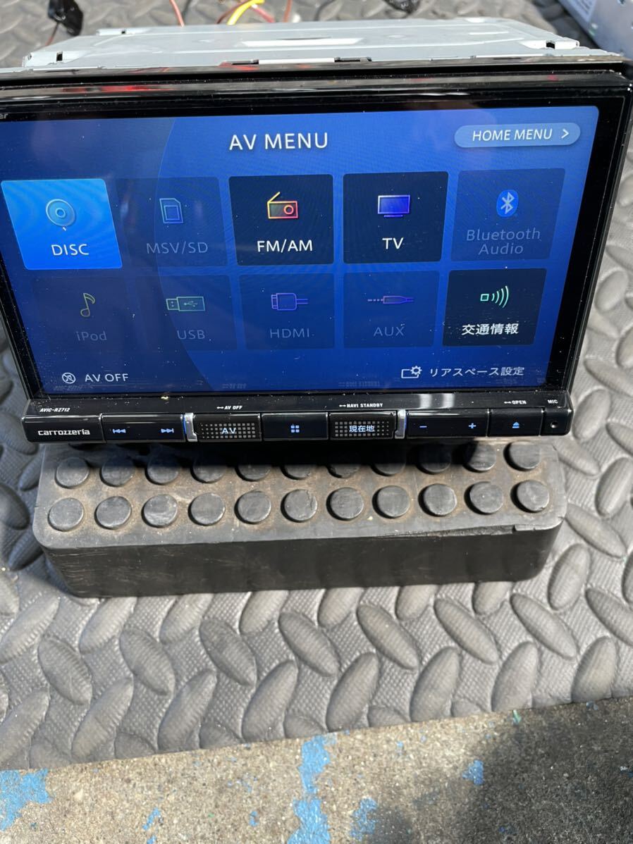 Z2 carrozzeria カロッツェリア 楽ナビ メモリーナビ AVIC-RZ712 地図データ 2021年 CD DVD Bluetooth ブルートゥース オーディオ_画像4