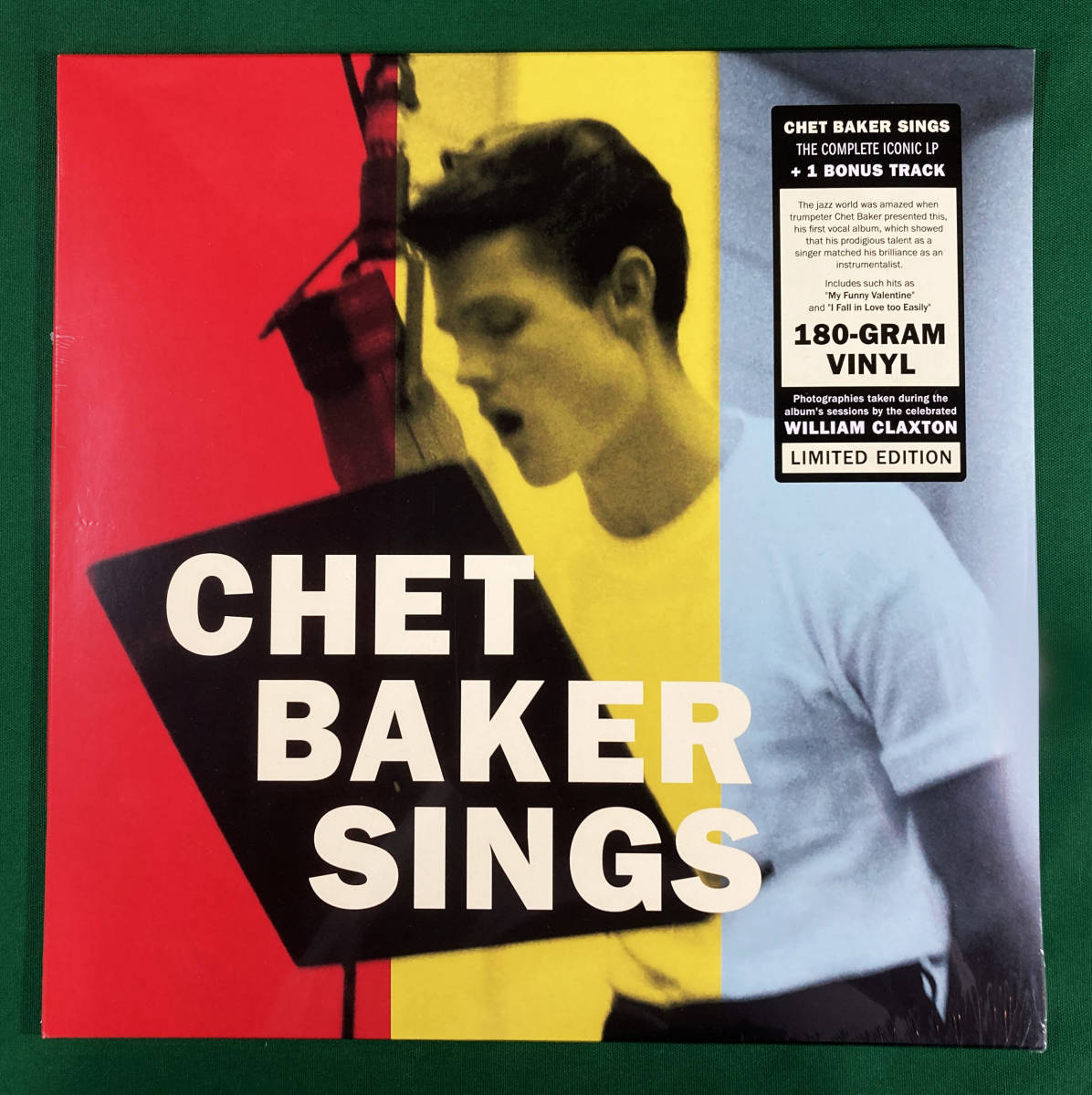 未開封 チェット・ベイカー シングス 送料500円(最安値) 希少品 美品 EU盤 180g重量盤 Chet Baker Sings 1LP レコード  の画像1