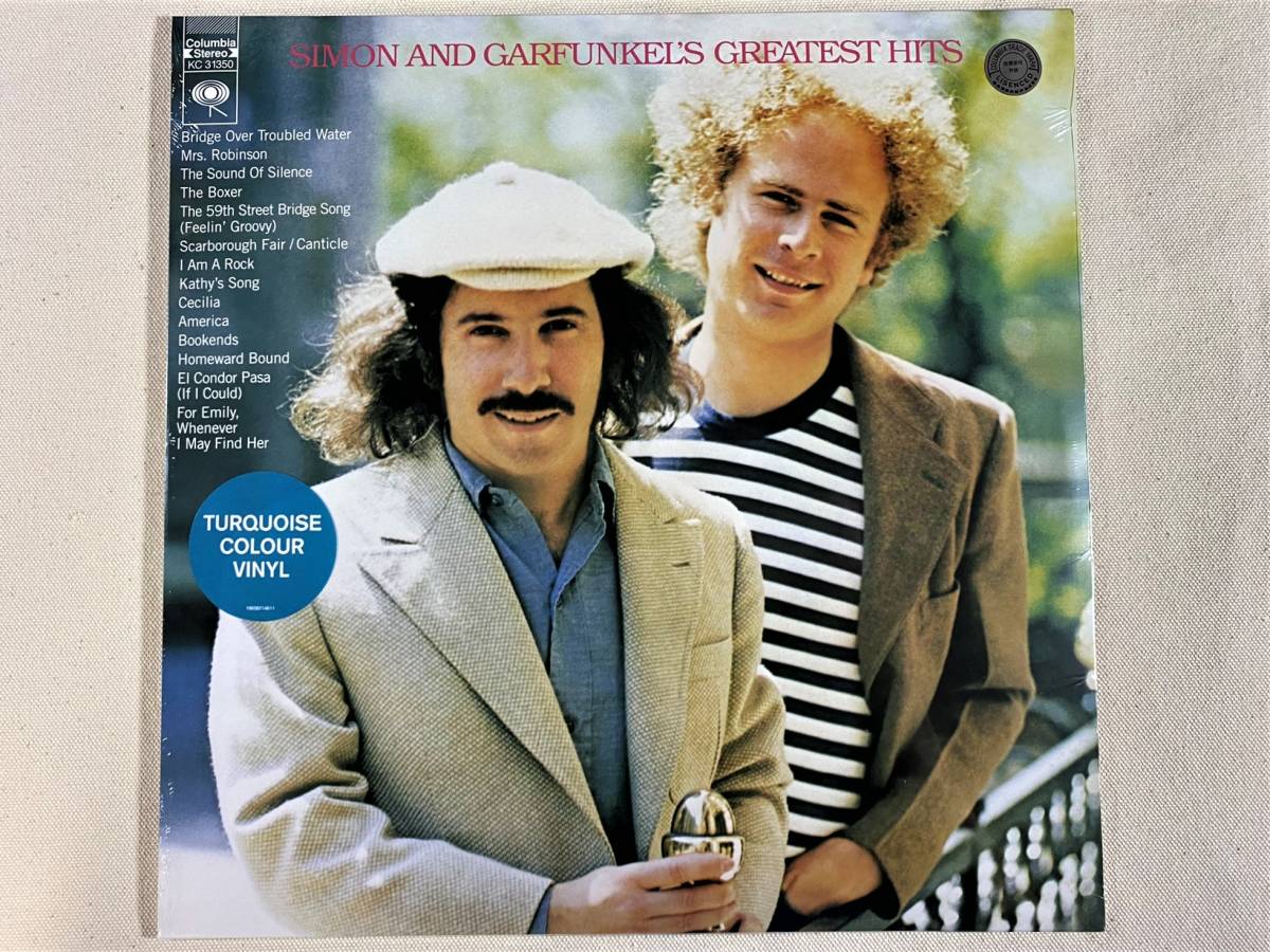 未開封　送料500円(最安値)　カラード・ベスト盤　サイモン&ガーファンクル　Simon & Garfunkel Greatest Hits　EU盤　完全限定盤　1LP　他_画像2