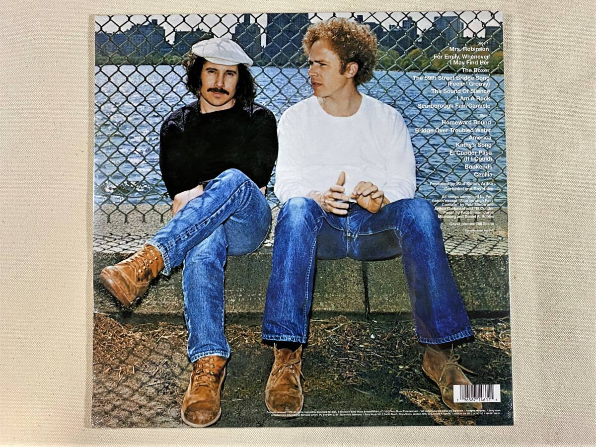 未開封　送料500円(最安値)　カラード・ベスト盤　サイモン&ガーファンクル　Simon & Garfunkel Greatest Hits　EU盤　完全限定盤　1LP　他_画像3