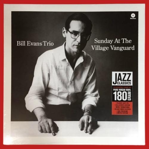 未開封＆送料500円 ●美品● EU盤 高音質180g重量盤 ビル・エヴァンス Bill Evans Sunday At The Village Vanguard 1LP レコードの画像1