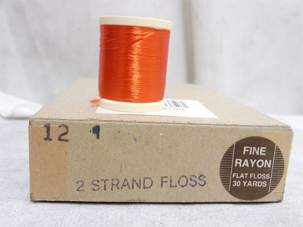 o forest g759 OFT/ off toDANVILLE\'S rayon f Roth 3 color set each 24 piece total 72 piece set # white / yellow / orange * fly material / fly material 