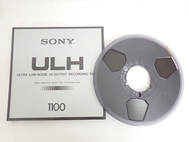 【未使用・長期保管品】SONY ULH-11-1100 10号オープンリールテープ×9枚セット ソニー ◆ 6E2DE-4の画像2