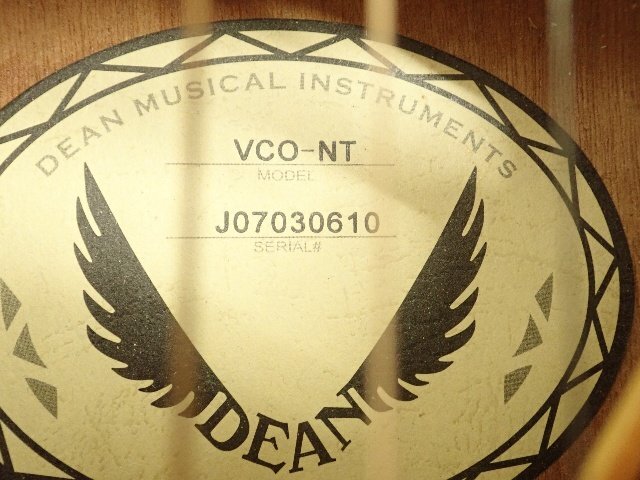 DEAN ディーン VCO-NT フライングV エレアコ アコースティックギター ソフトケース付き ¶ 6E32C-1の画像5
