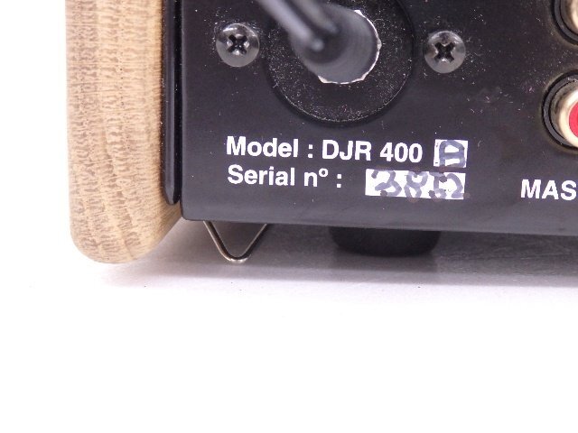 美品・希少 E&S ロータリー 4chミキサー DJR-400FX サイドウッドパネル ACアダプター付 ◆ 6E3F0-1の画像5