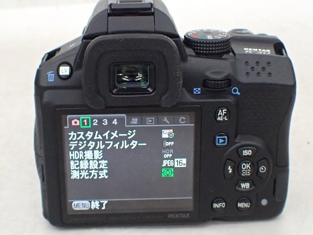 PENTAX デジタル一眼レフカメラ K-30 18-55mm F:3.5-5.6 AL/55-300mm F:4-5.8 ED ダブルズームキット ペンタックス ▽ 6E1EF-1の画像5