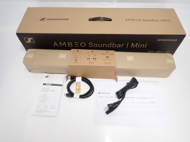 【開封未使用品】 Sennheiser AMBEO Soundbar Mini SB02S ゼンハイザー アンビオ サウンドバー スピーカーシステム ∬ 6E2F9-1の画像1