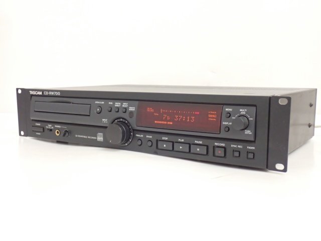 【録再可】TASCAM CDレコーダー CD-RW700 タスカム ◆ 6E3C8-7の画像1