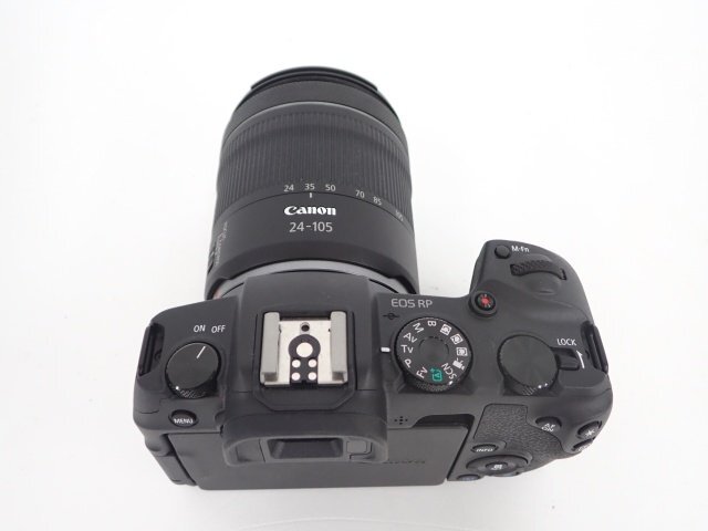 【美品】Canon ミラーレス一眼カメラ EOS RP RF 24-105mm F4-7.1 IS STM レンズキット キャノン 元箱付 △ 6E1E8-1の画像4